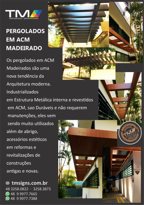 PERGOLADOS EM ACM